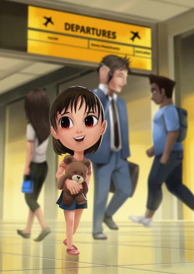 First Adventure On An Airplane